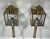 Metal 1940 Neoclassical Style Brass Wall Lanterns by Maison Jansen - A Pair For Sale - Image 7 of 12