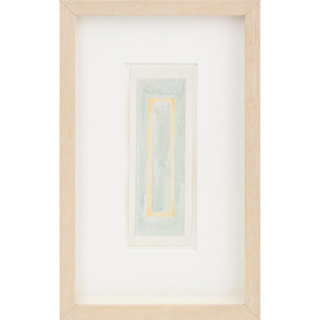 Joseph L. Gardella Minimalist Watercolors, Pair For Sale - Image 4 of 8
