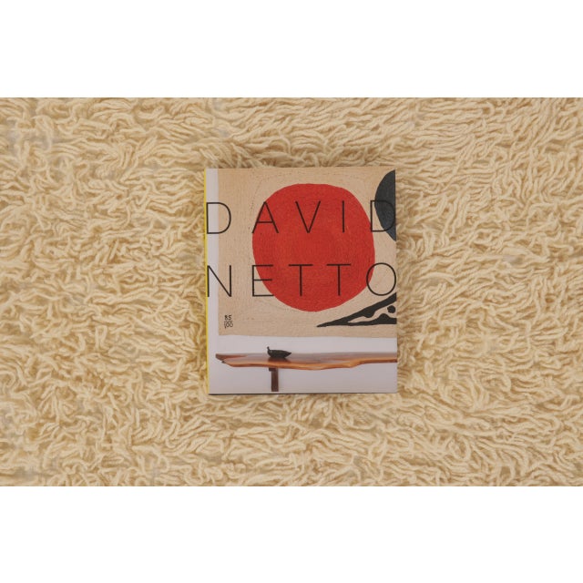 Textile Vintage Tulu Solid Rug With Tonal Shag Pile in Beige and Cream - Rug & Kilim For Sale - Image 7 of 8