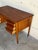 Vintage Danish Mid Century Modern Teak Writing Desk Vanity Scandinavian Modern For Sale - Image 9 of 10