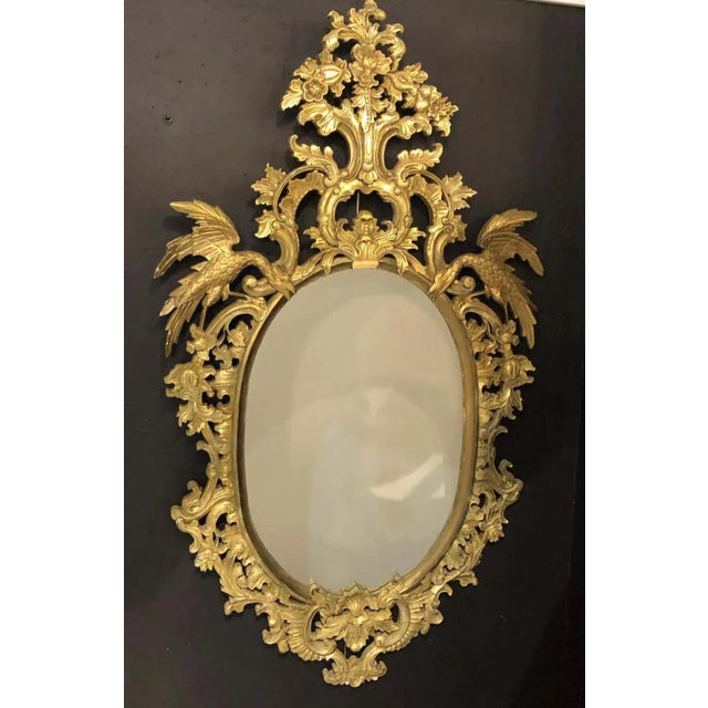 Chippendale Style Console, Wall or Over the Mantle Mirrors, a Pair Italian For Sale - Image 10 of 13