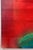 Red Monumental Red Abstract Painting, Acrylic on Canvas, Signed, 1969 For Sale - Image 8 of 10
