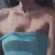 Unknown Pastel Artist Study - Lady in Blue Dress on Chair For Sale - Image 4 of 6