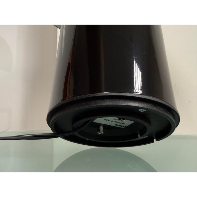 Vico Magistretti for Oluce Atollo Medium Black Metal Table Lamp For Sale - Image 11 of 12