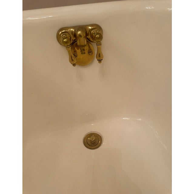 Vintage Cast Iron Clawfoot Bathtub For Sale In Nashville - Image 6 of 11