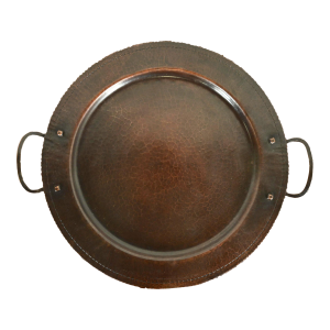 Roycroft Arts & Crafts Hammered Copper Large Handled Tray