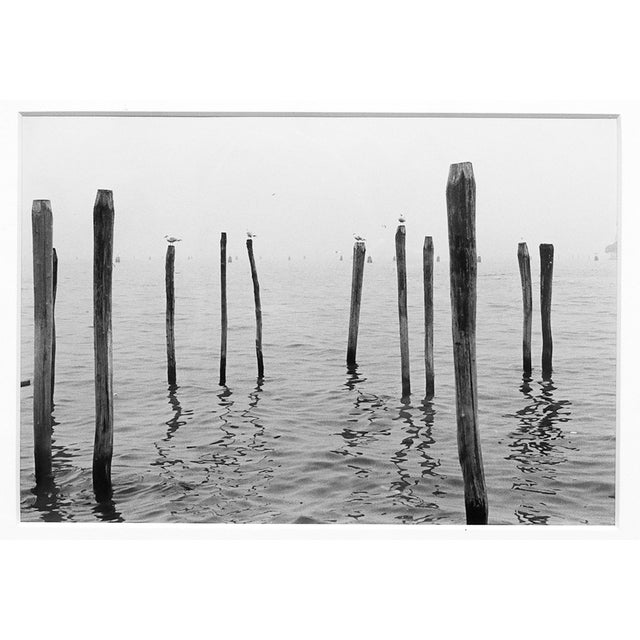 Unique print "Laggoon 1983-1995" taken in Venice in Winter of 1983. Printed in 1995 as a gelatin silver print. Image size...