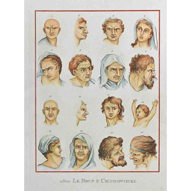 Thomas Holloway, Portraits: The Physiognomy, 1810, Etching For Sale