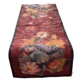 Brandnew Luxury Silk Reversible Table / Bed Runner For Sale