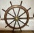 Brown Ships Wheel that is Six Feet Round For Sale - Image 8 of 9