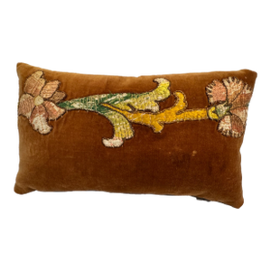 17th Century Florentine Velvet and Silk Pillow