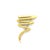 Modern Paloma Picasso for Tiffany & Co. 18k Yellow Gold Zig Zag Scribble Brooch For Sale - Image 3 of 5