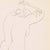 Mid-Century Modern 'Standing Nude' by Victor Di Gesu, 1954 California, Paris, Louvre, Academie Chaumiere, San Francisco Art Association, Los Angeles County Museum of Art For Sale - Image 3 of 7