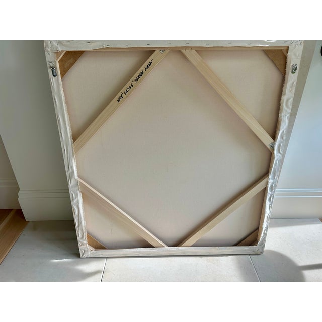 "Focus" by Jerry Kunkel – 2009 Oil on Canvas, 42" X 40" For Sale - Image 9 of 10