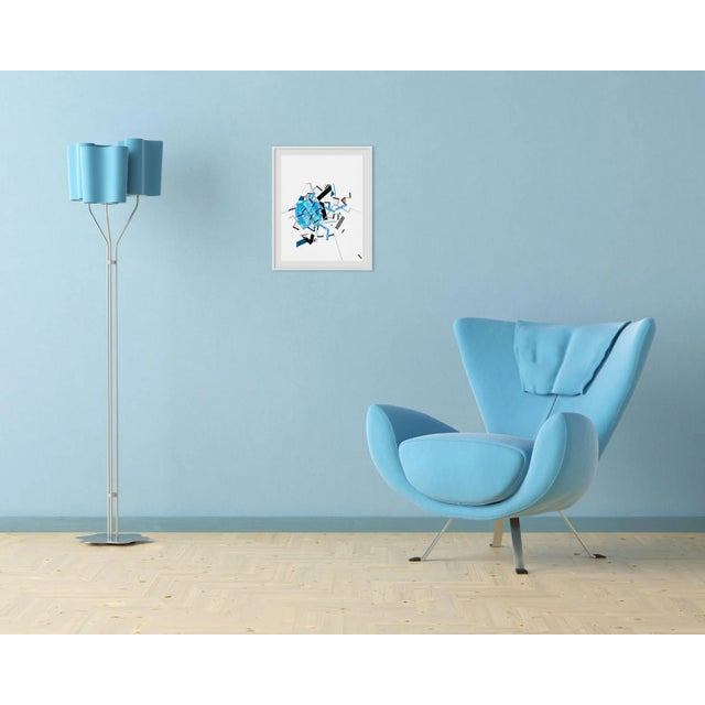 Acrylic, felt tip colored and color tape on paper Edition: Unique, Unframed. Philippe Halaburda is a French artist who has...