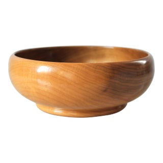 Vintage Myrtle Wood Bowl For Sale