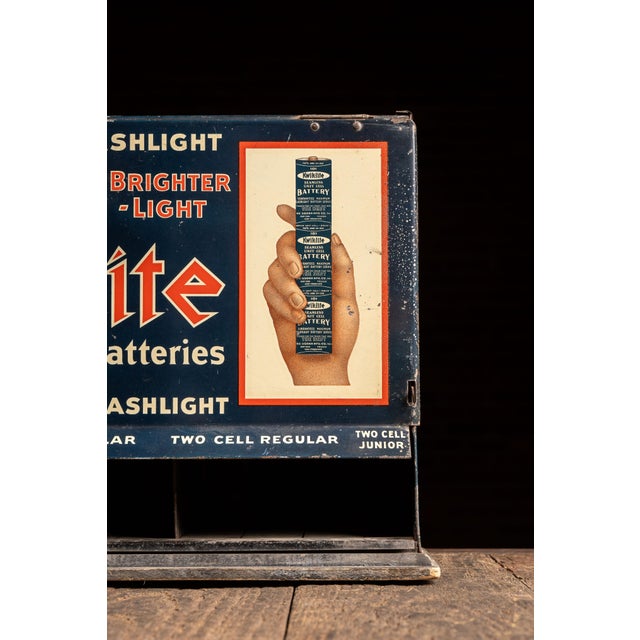 Antique Kwik-Lite Tin Litho Point-of-Sale Case For Sale - Image 10 of 10