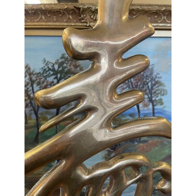 Metal Vintage Cast Metal Chinese Longevity Symbol Wall Plaque - Shou Character Decorative Sculpture For Sale - Image 7 of 10