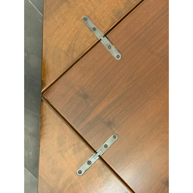 Extendable Table with Overwhelming Envelope Openings attributed to Vittorio Introini for Luigi Sormani, 1970s For Sale - Image 11 of 15