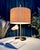 1960s Large Minimalist Table Lamp in Brass and Wild Silk from Staff Leuchten, 1960s For Sale - Image 5 of 18