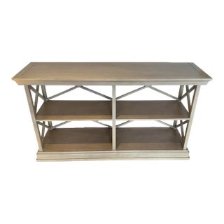 Ballard Designs Wood Console / Media Table For Sale