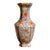 Chinese Ceramic Vase,Qianlong Marked Famille Rose Gold Drawing Porcelain Vase Hand Painted Flowers Pattern For Sale