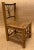 Rattan Tortoise Burnt Bamboo Chair/Plant Stand For Sale In Miami - Image 6 of 10