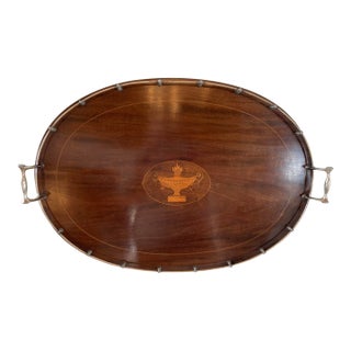 American Inlaid Tray Goodnow & Jenks Sterling For Sale