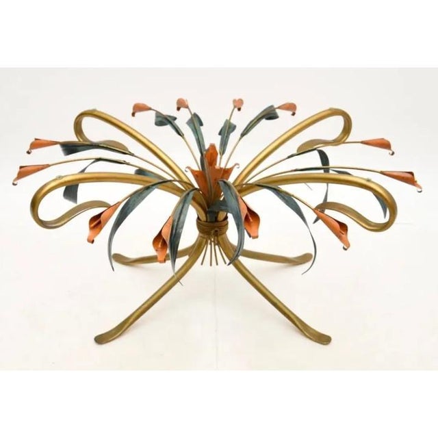 Mid-Century Modern Coffee Table attributed to Hans Kögl, Germany, 1970s For Sale - Image 9 of 10