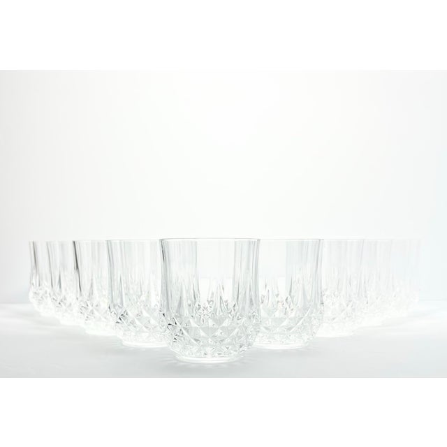 Cristal d’Arques “Longchamp” 9 Crystal Old Fashioned Tumbler Glasses 3.75” 10oz Excellent condition. No chips, cracks, or...