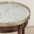 Louis XVI Mahogany Table ~ Gueridon With Carrara Marble and Brass For Sale - Image 16 of 18