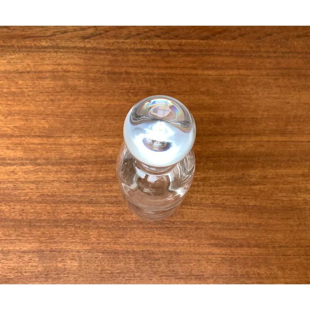 Mid-Century Modern Vintage German Glass Carafe from Peill & Putzler, 1970s For Sale - Image 3 of 18