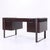 Contemporary Eurocraft Walnut Executive Desk For Sale - Image 3 of 12