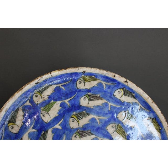 Hand-Painted Ceramic Plate from Shahidi For Sale - Image 15 of 17
