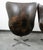 Metal Mid Century Danish Modern Lounge Egg Chair Set Restoration Hardware Copenhagen For Sale - Image 7 of 12