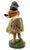 Original post-war ceramic chalkware dancing Hawaiian Hula girl figurine made from lightweight plaster and painted in...