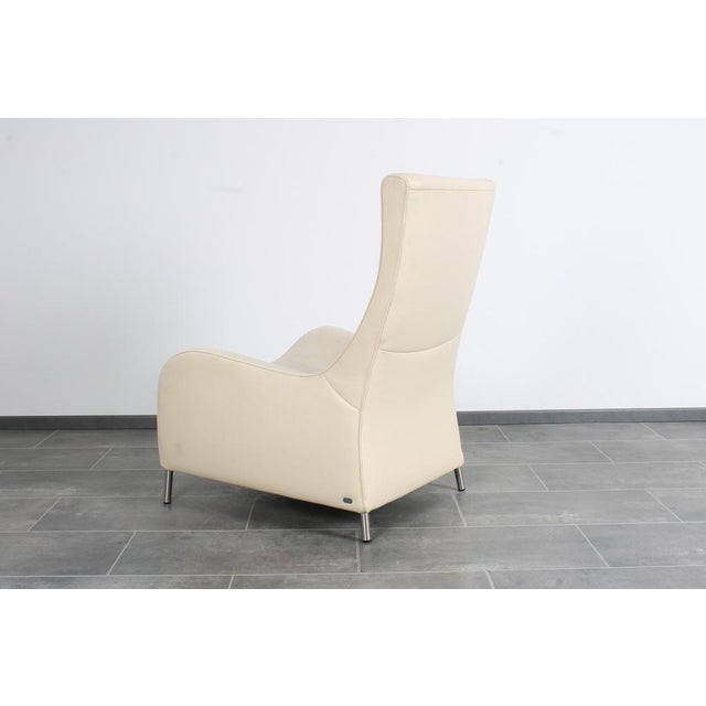 Vintage DS 264 White Leather Lounge Chair by Matthias Hoffmann for De Sede , 1990s For Sale - Image 12 of 18