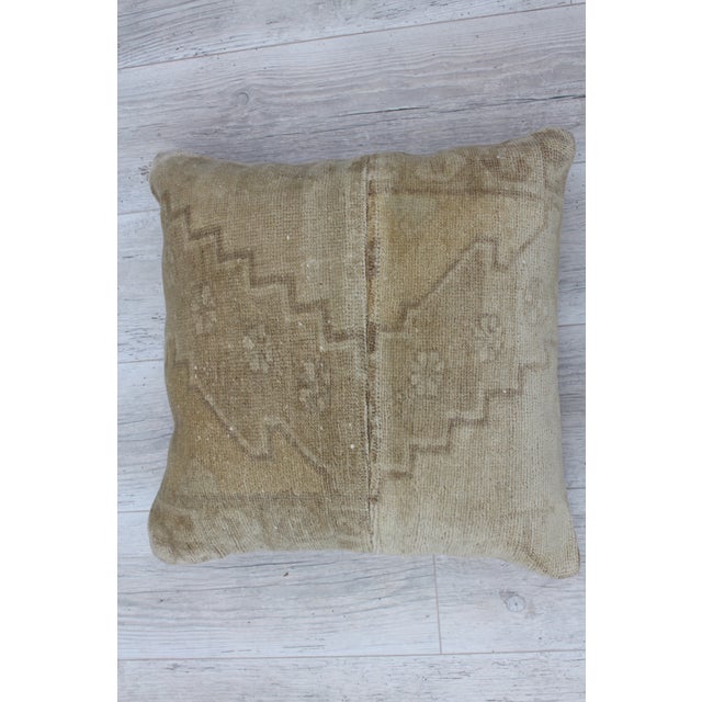 Turkish Vintage Rug Decorative Pillow Cover - 20"x20" For Sale - Image 9 of 11