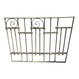 Antique Victorian Iron Gate For Sale