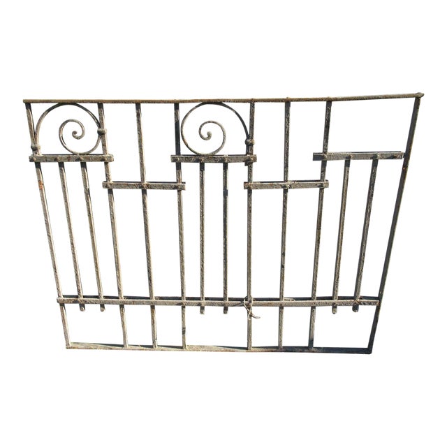 Antique Victorian Iron Gate For Sale