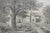 Antique Charles Gondel Mailman Horse & Carriage Panoramic Landscape Etching 25" For Sale - Image 12 of 13