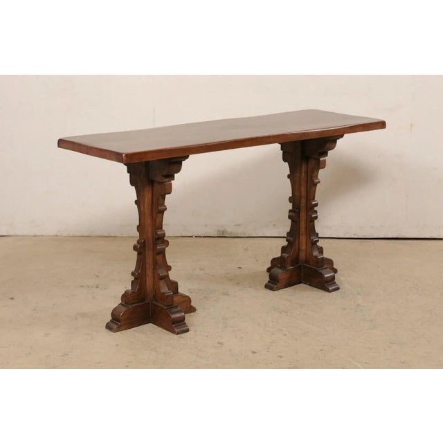 French Wood Console Table For Sale In Atlanta - Image 6 of 12