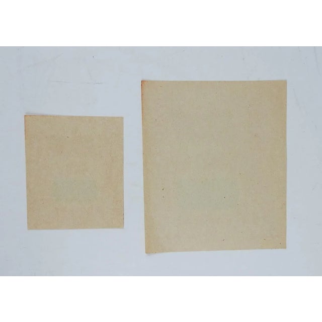 Vintage luggage label or tags, circa 1930's. From the Hotel Savoy a Majestic Genova Italy large is 5" x 4.25", small is...