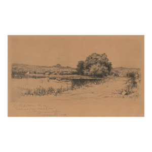 1923 R. Cleveland Coscey Landscape Etching