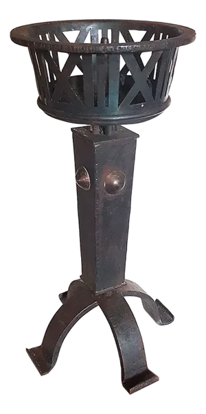 Arts & Crafts Metal Candleholder