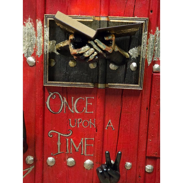 Gold "The Storyteller Door" Once Upon a Time Statement Door For Sale - Image 8 of 10