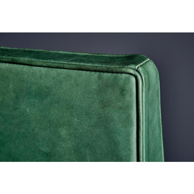 Green Highback Lounge Chair in Teak and Green Leather from Arne Hovmand-Olsen, 1960s For Sale - Image 8 of 15