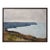 Contemporary Distant Reflected Light at Porthtowan by Jon Doran | Oil on Panel Cornish Cliffs and Calm Sea For Sale