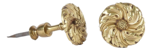 Curtain Tiebacks in Gilt Bronze, 1940s, Set of 2