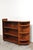 Vintage Walnut Bookcase with Curve, 1930s For Sale - Image 3 of 13